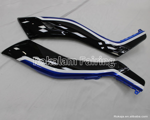 Carene per Yamaha XMAX300 2017 2018 2019 2020 2021 2022 XMAX 300, Parti Carrozzeria <span class=keywords><strong>Moto</strong></span>, Kit Carene <span class=keywords><strong>Aftermarket</strong></span> Blu e Nero - Product Image 4