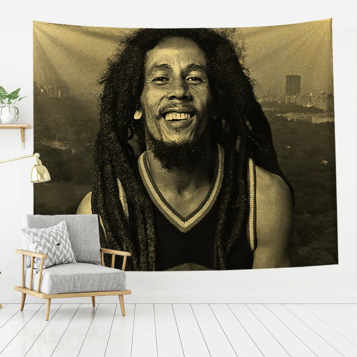 Wandbehang Hippie Indianer Bob Marley Tapisserie Home Decor Queen-Size-Tages decke Strand tuch 20 Styles