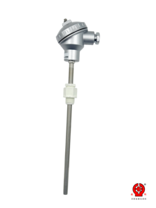 Sonde de température industrielle gainée WZPK à montage sur bride fixe, type Pt100 RTD, IP66 avec boîtier de terminaison, longueur personnalisée OEM/ODM - Product Image 5