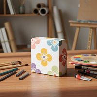 Caja de Cartón Plegable Blanca Personalizada con Doble Inserto, Estilo Plegable con Laminado Mate y Grabado