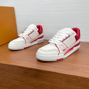 Trainer Fashion Sports Leisure Shoes <b>With</b> Lychee Grain Grain Cowhide Breathable Comfortable Versatile Not Picky Retro High-<b>end</b> - Product Image 4