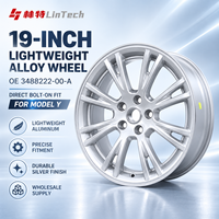 Jantes en alliage d'aluminium LinTech en gros 3488222-00-A 19 pouces à fixation directe pour Tesla Model Y Pièces EV