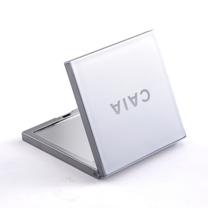 Factory Price <b>Square</b> <b>Mirror</b> Zinc Alloy Wholesale New Makeup Mini Handheld Folding Customized Personalized <b>Mirror</b> - Product Image 4