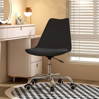 Chaise de bureau moderne en forme de coquille