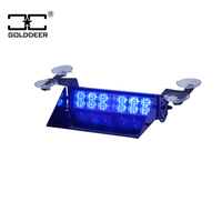 Luces Estroboscópicas Magnéticas LED Ámbar de 12V con Ventosa SL631-V