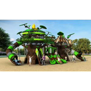 GREENGUARD Toboggan en plastique renforcé de fibre de carbone pour enfants dans l'aire de jeux publique - Product Image 1