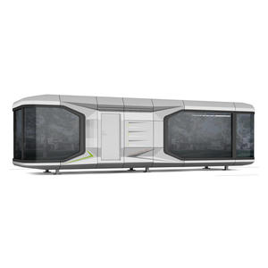 Maison conteneur de luxe personnalisée 4 chambres à coucher, villa moderne préfabriquée, <span class=keywords><strong>piscine</strong></span>, façade <span class=keywords><strong>en</strong></span> verre, service de conception - Product Image 5