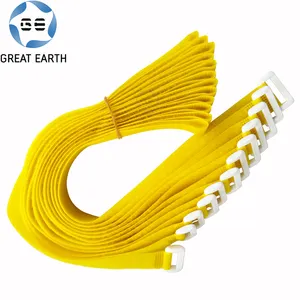 Verstellbares Kabelbinder band mit Klett verschluss Buntes, anpassbares, selbst greifendes Klett band mit Klett verschluss