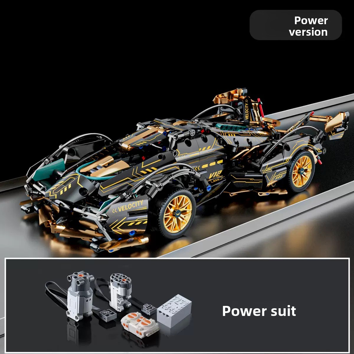V12 oro nero (Versione Dinamica) Powertrain