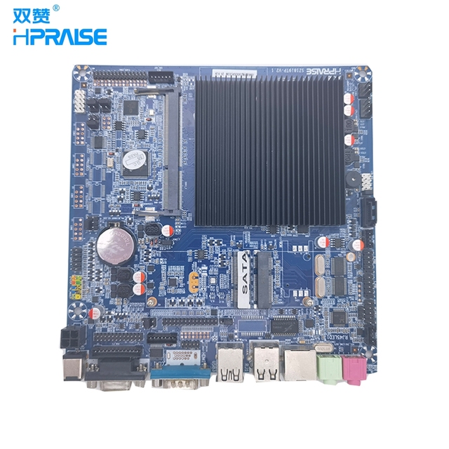 J1800 Thin Client Mother Board VGA EDP Lvds DC 12V in Industry Mini Itx Motherboard