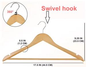 Vendita calda della fabbrica in legno massello floccante spalla antiscivolo senza cuciture per uso domestico Retro <span class=keywords><strong>grucce</strong></span> in legno per vestiti di legno camicia abito - Product Image 5
