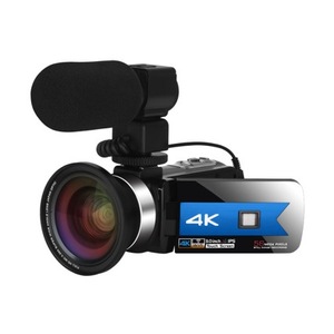 กล้องวิดีโอ 4K ดิจิตอล เซ็นเซอร์ CMOS หน้าจอสัมผัส ความละเอียด 1080p รองรับการถ่ายภาพกลางคืน รองรับ USB 3.0 สำหรับใช้ในบ้าน - Product Image 4