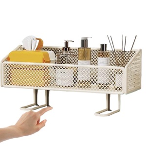 Étagère de rangement pour salle de bain au-dessus des toilettes, pour les mouchoirs, les serviettes de toilette et les produits de soin de la peau. - Product Image 5