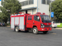 Camion de pompiers Dongfeng à double rangée de sièges, nouvelle technologie, sauvetage d'urgence, 4x2, réservoir d'eau