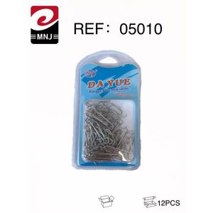 Da Yue Paper Clips 12Pcs Metal Office Supply For Documents And Papers - Product Image 3