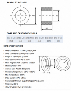 Mini tira de nanocristales de núcleo nano que proporciona un rendimiento magnético consistente para ingeniería especializada - Product Image 6