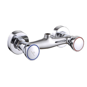 Robinet de douche à double poignée, noyau de valve en céramique, robinet mélangeur d'eau chaude et froide, robinet de baignoire G6695 - Product Image 4