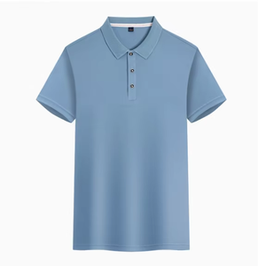 Camisa Polo de Negocios 2026 de Verano, Nueva, de Alta Calidad, Estilizada, de Secado Rápido, Transpirable, con Diseño de Doble Borde Blanco Estampado - Product Image 3
