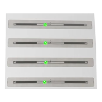 Étiquette RFID UHF Mini LED longue portée avec puce EM4305 pour hôtels et cartes de visite, autocollant lumineux LED programmable et étanche