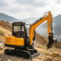 Model baru ekskavator EPA mesin ekskavator Mini rumah 3.5ton penggali kecil