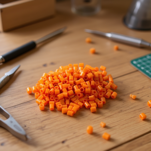 Perline Ilan Art Perler 5x5mm Arancioni, circa 500 pezzi - Product Image 3