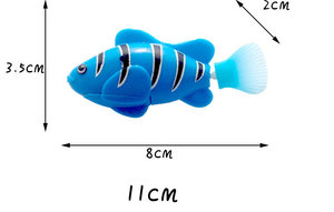 Multi-Color Eenvoudige Installatie Huisdier Leuke Kat Speelgoed Aquarium Decoratie Automatische Zwemmen Elektronische Vis - Product Image 2