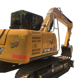 Excavadoras Usadas SANY 75C, Excavadora Hidráulica de 3, 6 y 7 Toneladas, Excavadora Grande sobre Orugas, Maquinaria Usada para Construcción de Edificios - Product Image 1