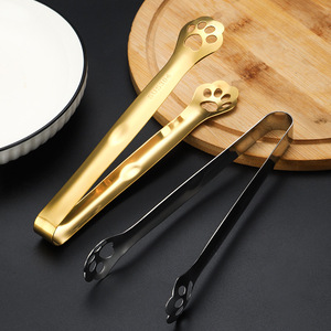 Pinces à nourriture en acier inoxydable 304, antidérapantes, résistantes à la chaleur, pour la cuisine et le barbecue - Product Image 4