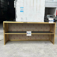 Edelstahl Bar Modern Change able Pattern Schwarz Acryl Hochzeit Bar Counter Klapp Bar Möbel Tisch