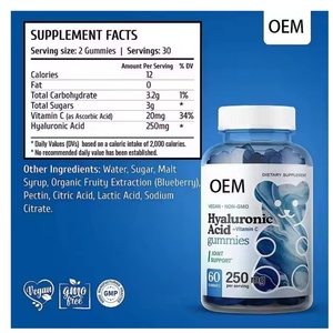 OEM/ODM vitamina <span class=keywords><strong>C</strong></span> colágeno gomitas belleza cuidado de la piel ácido hialurónico gomitas piel hidrata - Product Image 3