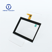 WIWO TOUCH Layar Sentuh LCD Berwarna 3.5 Inci Resolusi 320*480 Panel Sentuh Kapasitif Hitam Model Antarmuka IIC