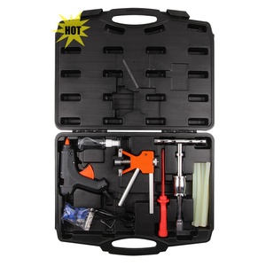 VIKTEC — Kit d'outils de débosselage de voiture, sans peinture, redressement, extraction de bosses, carrosserie automobile, 10 pièces - Product Image 1