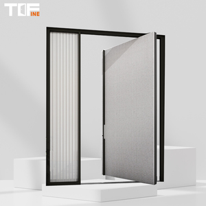 Puertas de Entrada de Acero Inoxidable con Diseños Clásicos, Puerta Principal de Ahorro de Energía para Entrada de Vivienda Residencial de Casa Pasiva - Product Image 6