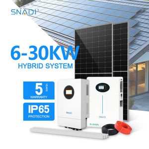 ระบบพลังงานแสงอาทิตย์แบบออฟกริด SNADI ชุดสมบูรณ์ 5KW 10KW 12KW ระบบพลังงานแสงอาทิตย์แบบไฮบริดครบชุด Sistema Solare Da 15KW 20KW - Product Image 1