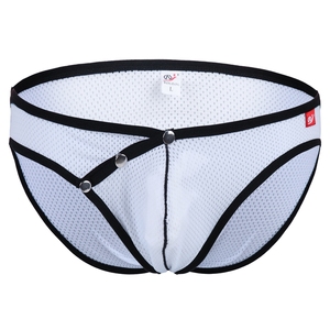 <span class=keywords><strong>Tanga</strong></span> Bikini En Nylon Pour <span class=keywords><strong>Homme</strong></span> Taille Basse Presse Bouton <span class=keywords><strong>Slip</strong></span> <span class=keywords><strong>Slip</strong></span> - Product Image 3