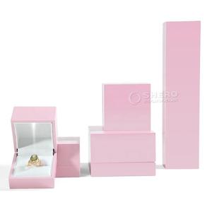 Caja Rosa Personalizada con Logotipo para Anillo, Colgante, Pulsera, Brazalete, Collar, Cajas para Joyería - Product Image 5