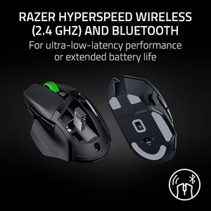 Razer Basilisk V3 X HyperSpeed Customizable RGB <b>Lighting</b> Wireless <b>Gaming</b> Mouse 2.4 GHz 18K DPI Optical Sensor with USB Interface - Product Image 2