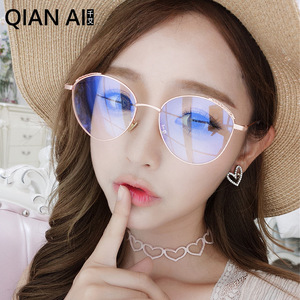 Monture de lunettes ovale élégante en métal pour femmes avec accents de perles, légère, anti-UV et anti-lumière bleue, verres plats - Product Image 4