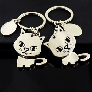 Shake Head Dog Cat Keychain Pet Pug Dog Bone <b>Blank</b> Metal Key Chain Custom DIY Great Gift for a Dog Lover Keyring Puppy Key <b>Ring</b> - Product Image 1