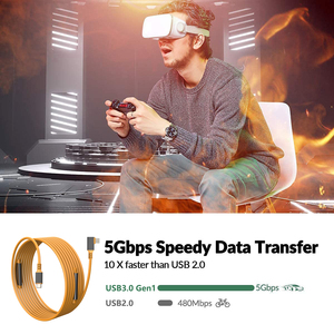 สายต่อขยาย <span class=keywords><strong>USB</strong></span> 3.0 ยาว 10 เมตร แบบกำหนดเอง หัวต่อไมโครบี 90 องศา พร้อมตัวขยายสัญญาณภาพอัจฉริยะ สำหรับเชื่อมต่อกล้องนิคอน - Product Image 3