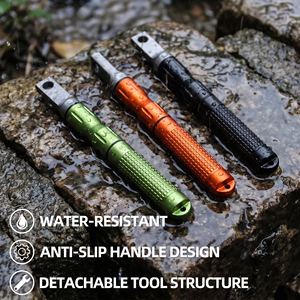 Kit de survie en plein air Baiyuheng, bâton de magnésium <span class=keywords><strong>pour</strong></span> allumer le feu, allume-feu en alliage, outil d'allumage <span class=keywords><strong>pour</strong></span> le camping en milieu sauvage - Product Image 3