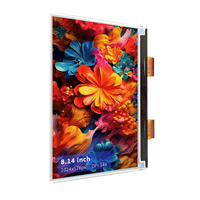 Display tinta E 8.14 inci 1024x576 layar e-ink 6 warna modul kertas E Tampilan EPD Epaper