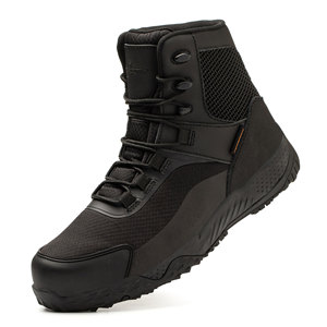 Không thấm nước đi bộ đường dài khởi động leo núi ngoài trời leo núi tiên tiến tất cả các màu đen cho người đàn ông làm việc khởi động cho nam giới - Product Image 2