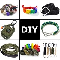 Paracord 3 mm 325 lb, 100 pieds, 200 pieds, 5 brins, en nylon tressé, robuste, pour la survie, le camping, la randonnée, la pêche, les activités de plein air et le bricolage