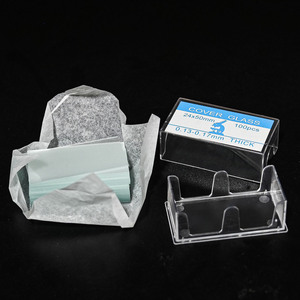 Cover Glass 24x50mm 100pcs 0.13-0.17mm Thick For <b>Microscope</b> Slide Use - Product Image 1