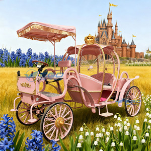 Poupée Princesse Cendrillon avec Carrosse Citrouille Rose, Meilleure Vente, Jouet Princesse Taille Réelle, Carrosse Citrouille à Vendre - Product Image 5
