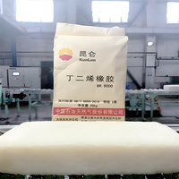 Caoutchouc butadiène synthétique de haute qualité Sinopec Kunlun série 9000 emballage d'origine prix usine matières premières en caoutchouc Chine