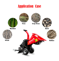 K-maxpower 27PK Hakselaar/Snijmachine Hydraulisch 120mm Automatische invoer Hoog Efficiënt Zelfrijdend 6 inch Houthakselaar met TUV CE certificering