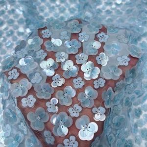 Kain Renda Payet Bermotif Bunga Bordir Tekstil Rumah Mewah & Aksesoris Pakaian untuk Wanita dan Gadis Tersedia - Product Image 6