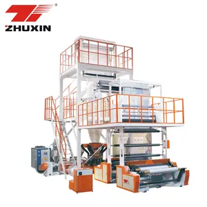 Automatic High Speed 3 Layer Co-extrusion Hdpe Ldpe Pp Pe Air Bubble Film Extrusion Blowing Machine Film Extruder Wholesale